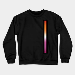 Lesbian Pride Gradient Stripe Crewneck Sweatshirt